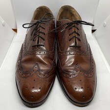 Loake Brogue Shoes UK 10 Tan