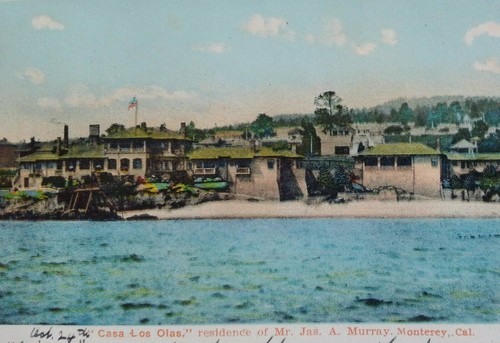1910 postcard casa los - postcard, "casa