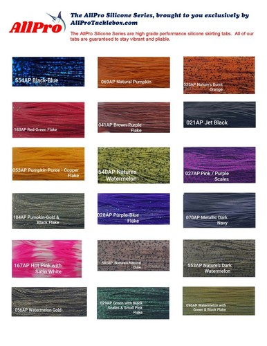 Silicone tabs skirts - silicone,
