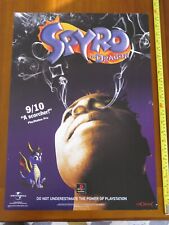 Spyro The Dragon - PS1 PlayStation 1 - Original Game Store Poster A2