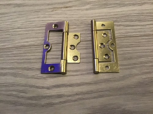 Brass flush door - brass,