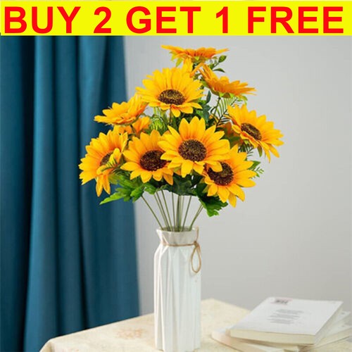 Heads artificial sunflowers - 7,