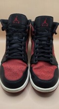 Air Jordan 1 Mid ‘Reverse Banned’ / Gym Red Black – UK 10 / US 11 / EU 45