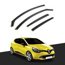 Renault Clio MK4 2012-2019 5 Door Hatchback Wind Deflectors 4pc Tinted