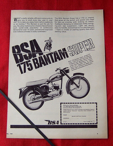 Bsa 175 bantam super - super, d7