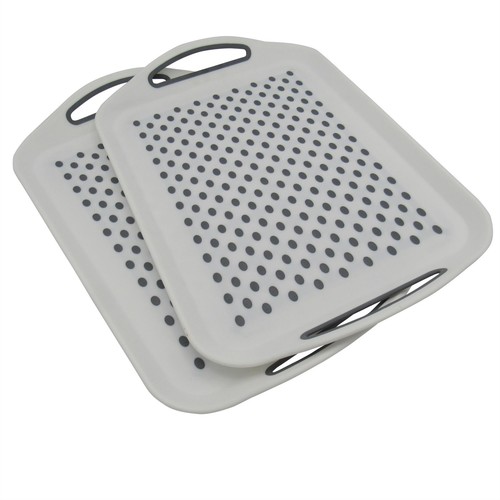 Plastic non slip serving trays - plastic,