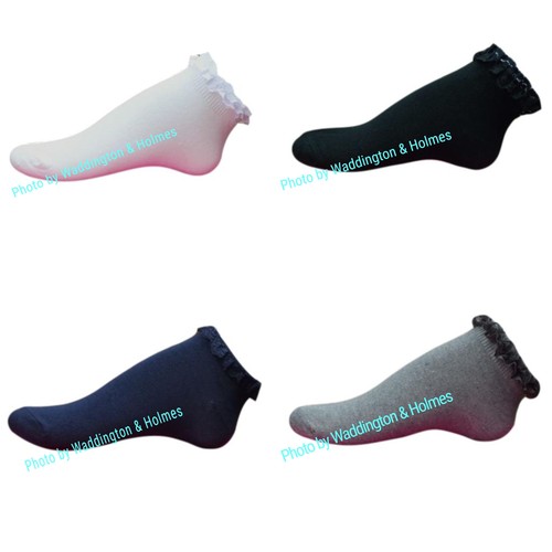 Pairs girls lace trainer - 3,
