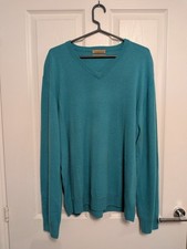 M&S 100% Cashmere Aqua Blue