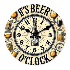 Beer Mug Pattern Wooden Wall