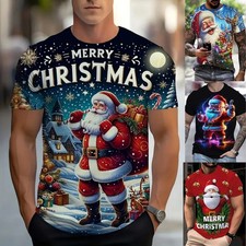Santa Claus Short Sleeve 3D