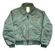 US Air Force Flyers CWU 45-P MIL-1-38844A VTG Flight Bomber Jacket Mens Large