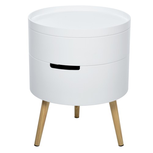 Homcom side coffee table end - side,