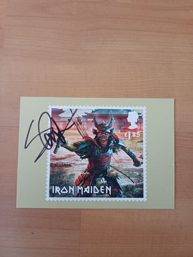 Steve harris hand signed - steve,