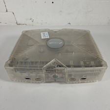Microsoft Xbox Original Crystal Translucent Console Only Spares or Repair ONLY