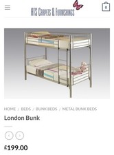 Metal Bunk Beds for Kids 3ft