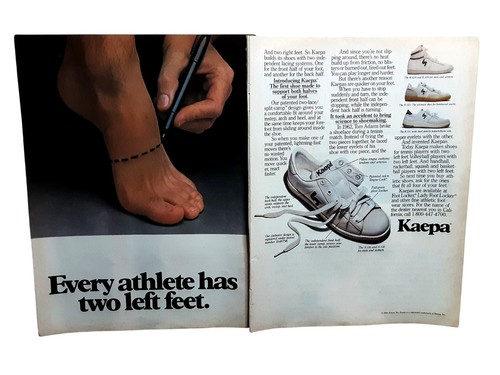 1984 kaepa athletic shoes - kaepa,