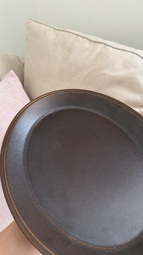 Vintage dark brown stoneware - vintage,