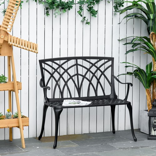 Seater cast aluminium garden - 2-seater,