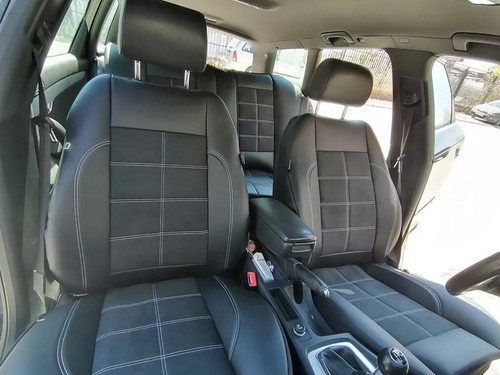 Full set black alcantara - set,