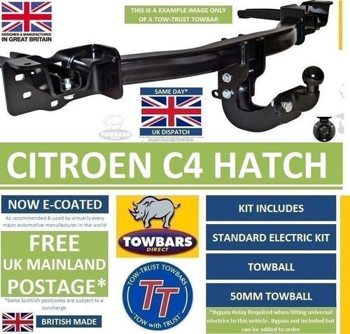 Flange towbar citroen hatch - towbar, c4