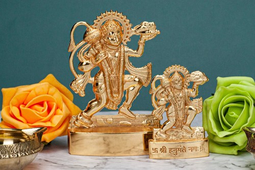 Hanuman statue murti - statue, car