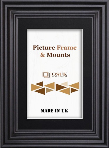Photo frame swept black - photo,