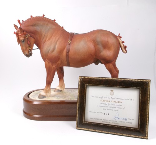 Royal worcester heavy - worcester, horse