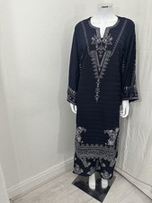 New Navy Blue Shalwar Kameez