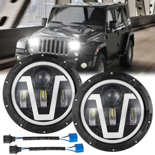 Pair inch round led - pair,