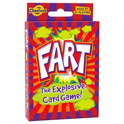 Cheatwell fart card game - card, tuck