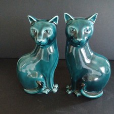 Poole Pottery pair of blue