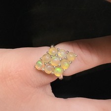 925 Sterling Silver Fire Opal