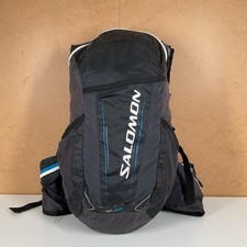 Salomon 20 XA Black Blue Trail Bag Hiking Walking Running Backpack Rucksack
