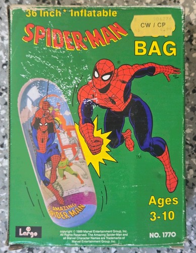 Vintage spider man punching - man,