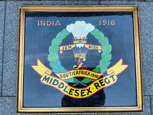 Large middlesex regiment woven - middlesex,