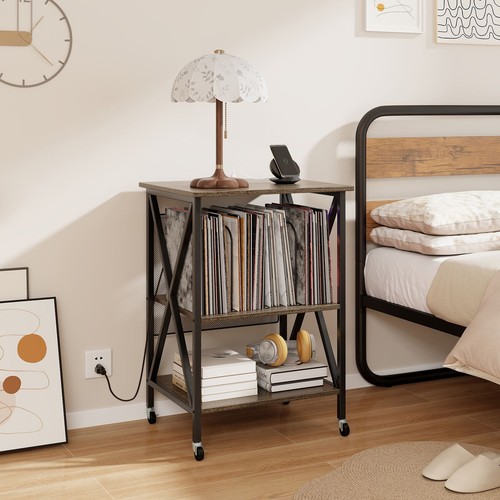 Turntable record player stand - record,