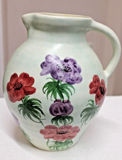 LARGE ART DECO HANDPAINTED JUG