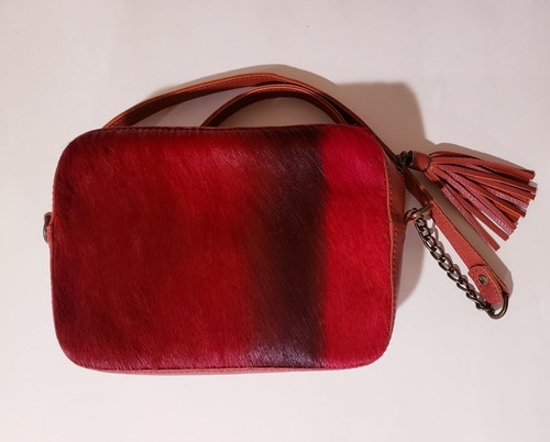 Abi springbok hide handbag - springbok,