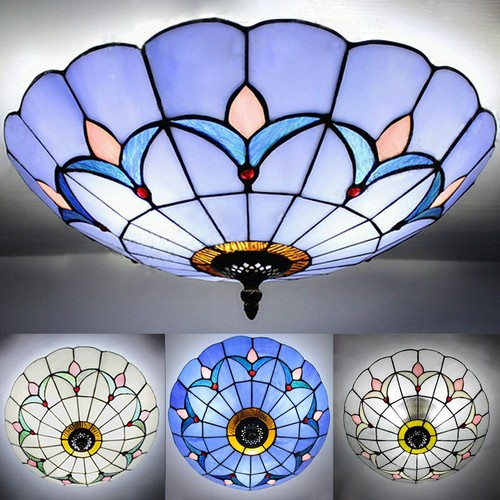 Retro stained glass ceiling - glass,