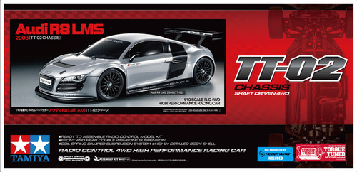 Tamiya audi lms 2008 - r8,