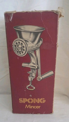 Vintage meat mincer spong - mincer,