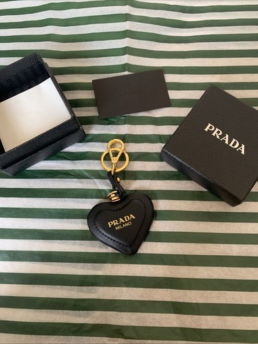 Prada heart keyring bag - prada,