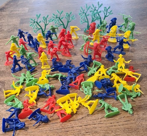 Cowboy indians plastic - +,