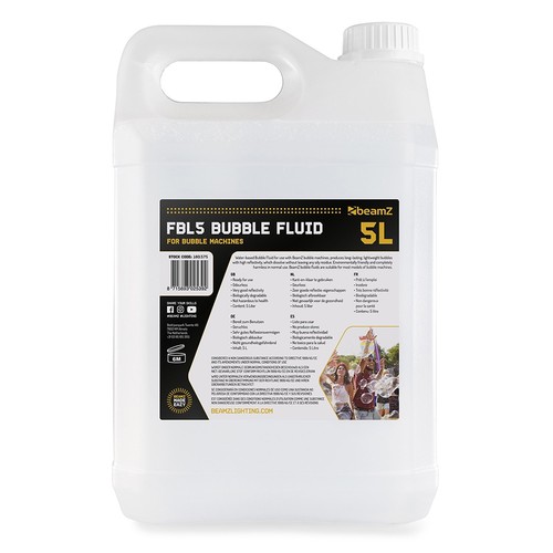Beamz bubble machine liquid - bubble, 5l