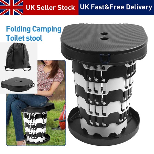 Folding camping toilet - folding,