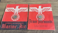 WW2 GERMAN ARMY MARINE & AIR UNIFORMS (French) 1939 & 1940