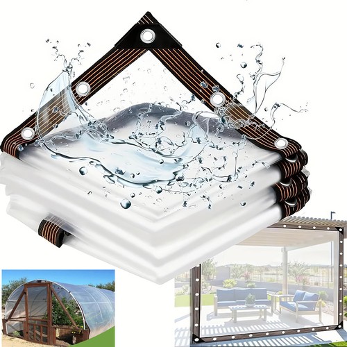Patio pvc clear tarpaulin - pvc,