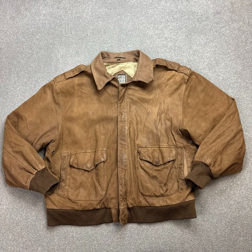 Leather flying jacket adult - leather,