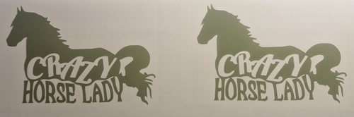 Crazy horse lady - 2x,