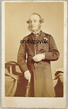 CDV GENTLEMAN MONOCLE BY TOD CHELTENHAM ANTIQUE PHOTO VICTORIAN SMART